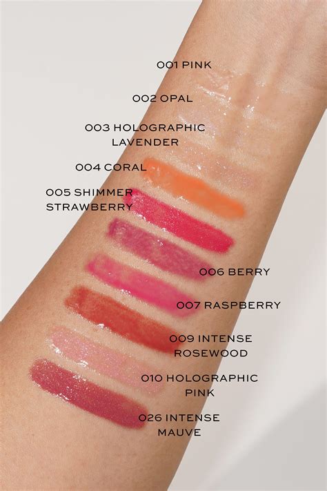 dior lip glow transparent|Dior lip gloss color chart.